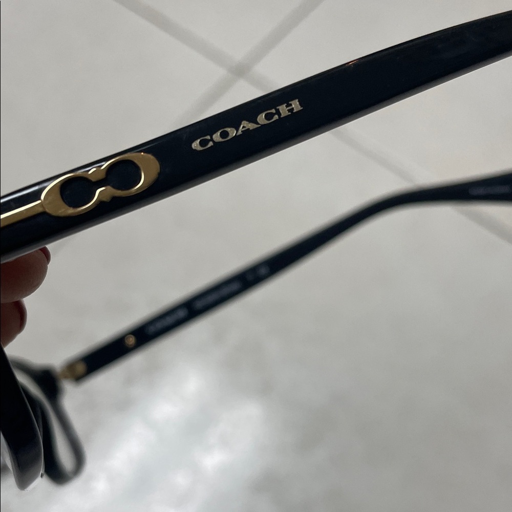Coach model 5002 Black Rectangular Eyeglasses - image 2